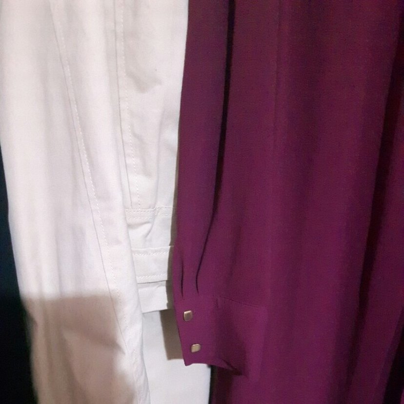 Bordo Uzun Kollu Düğmeli Kadın Tunik - Görsel 4