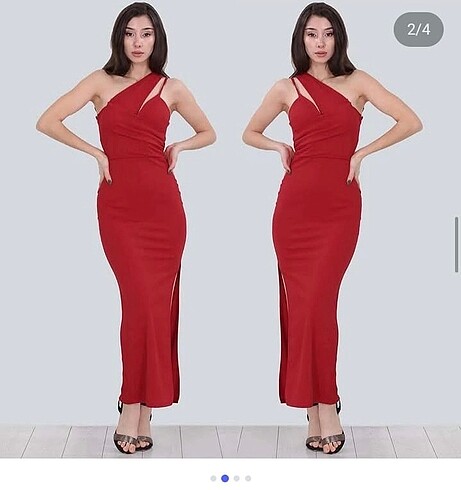 xs Beden Kırmızı abiye