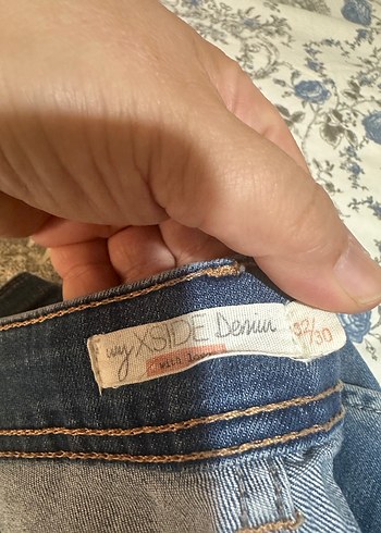 LC Waikiki Lacivert Bol Kesim Midi Boy Kadın Kot Pantolon