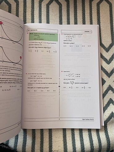  Beden Renk bilgi sarmal ayt matematik