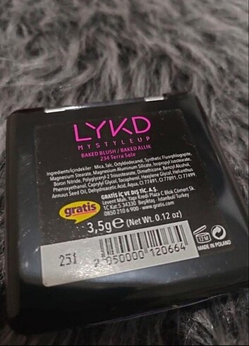  Beden Renk LYKD Allık 