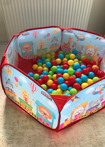  Beden Renkli Bebek Oyun Alanı ve Top Havuzu