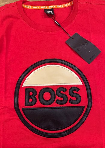 Hugo Boss BOSS baskılı erkek tshirt