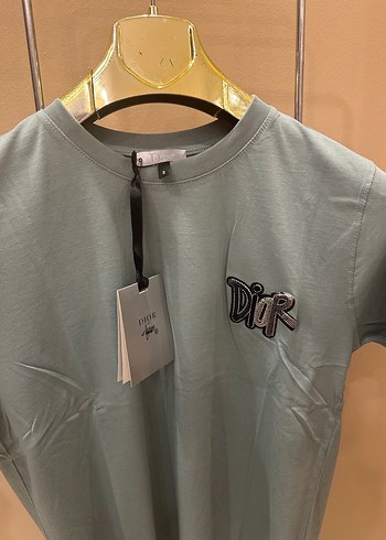 Dior Dior Gri Baskılı Erkek Tişört