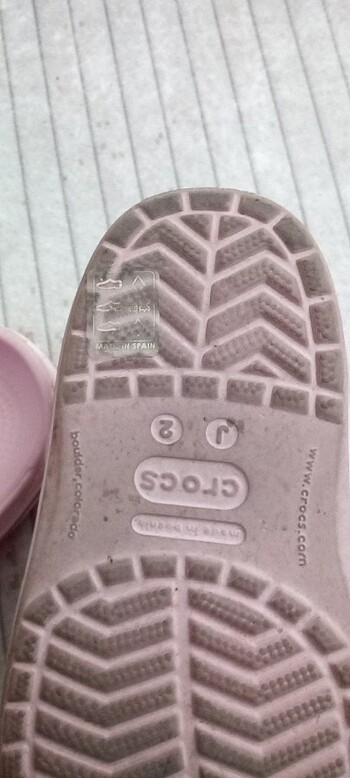 34 Beden pembe Renk Orjinal crocs 