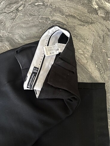 xs Beden siyah Renk Stradivarius Kemerli Pantolon
