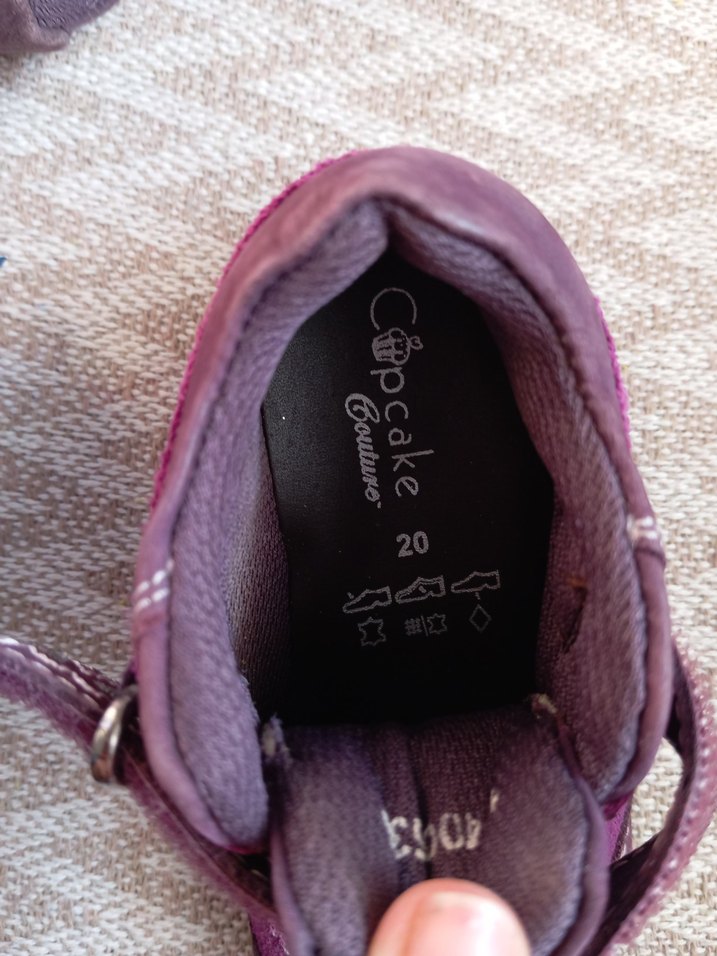 Mor Süet Kız Bebek İlk Adım Ayakkabısı - Görsel 4