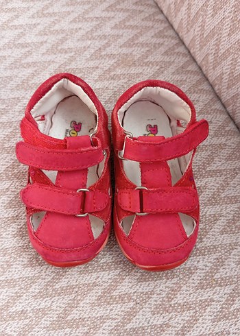 Kız Çocuk Kırmızı İlk Adım Ayakkabısı - Görsel 3
