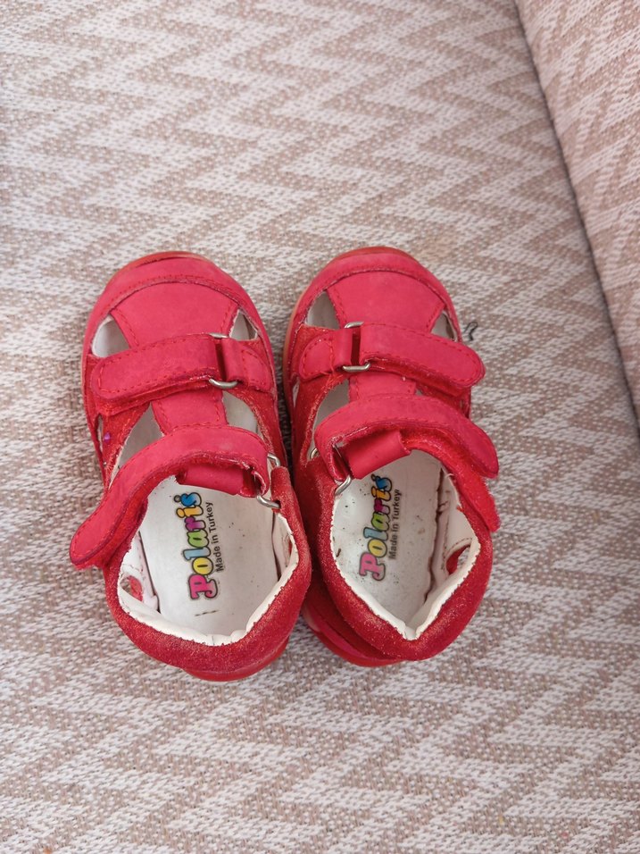 Kız Çocuk Kırmızı İlk Adım Ayakkabısı - Görsel 2