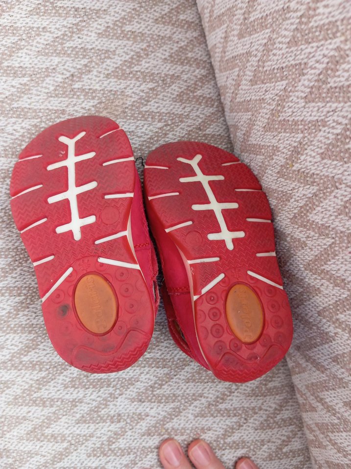 Kız Çocuk Kırmızı İlk Adım Ayakkabısı - Görsel 4