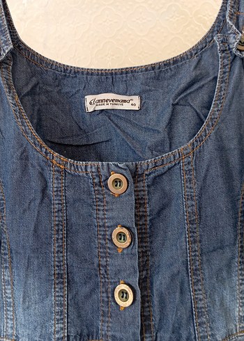 Lacivert Kadın Uzun Kot. jile - Görsel 4