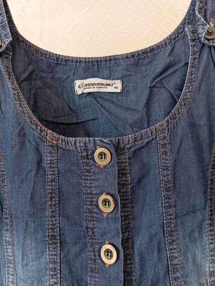 Lacivert Kadın Uzun Kot. jile - Görsel 5