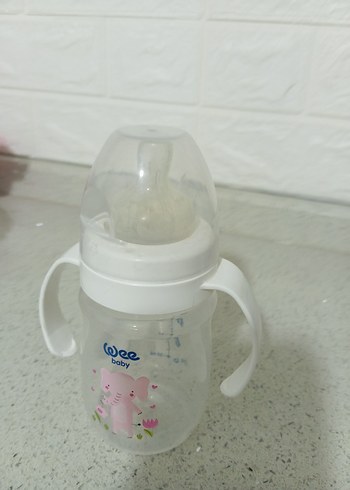 Bebek Biberonu Seti, Pastel Beyaz ve Mint Yeşili - Görsel 5