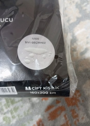 Baskılı Beyaz Su Geçirmez Yatak Koruyucu - Görsel 4