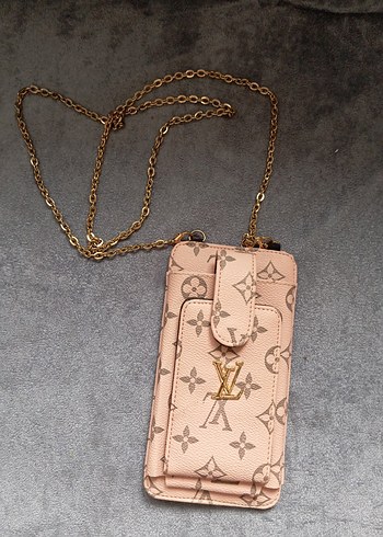 Zincir Detaylı Kadın Deri Çapraz Çanta - Görsel 3