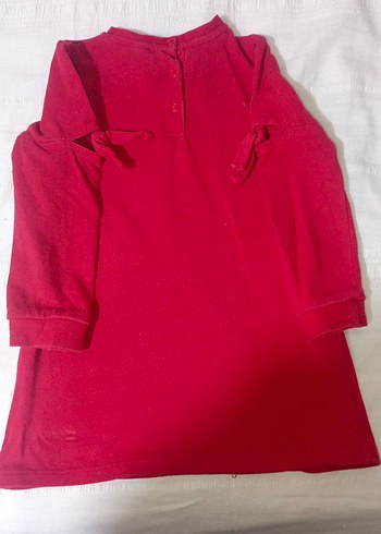 Kız Çocuk Kırmızı Baskılı Sweatshirt - Görsel 5