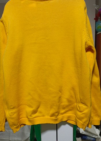 Sarı Düğmeli Kız Hırka - Görsel 2