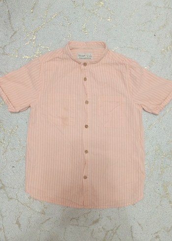 somon rengi hakim yaka gömlek - Görsel 2