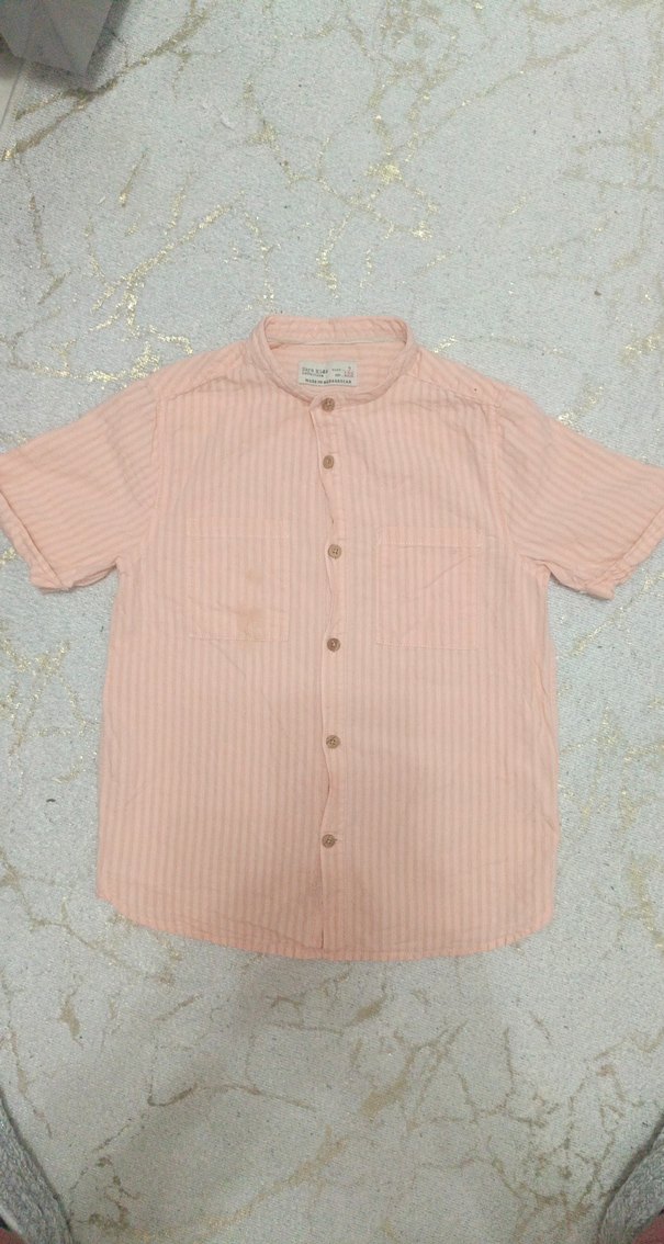 somon rengi hakim yaka gömlek - Görsel 2