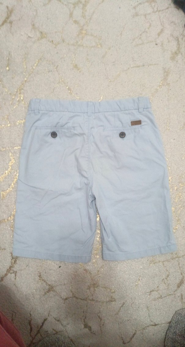 Erkek Mavi Denim Bol Kesim Şort - Görsel 3