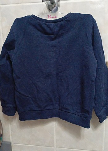 Erkek Çocuk Mavi Uzay Baskılı Sweatshirt - Görsel 4