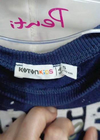 Erkek Çocuk Mavi Uzay Baskılı Sweatshirt - Görsel 3