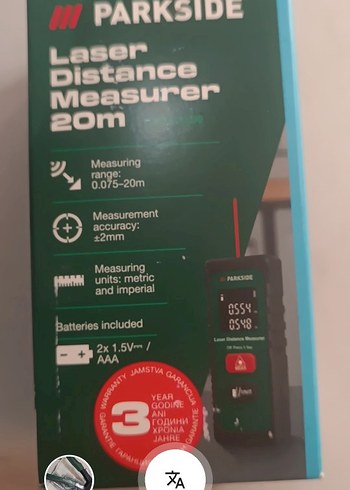 Parkside 20 Metre Lazer Mesafe Ölçer - Görsel 11