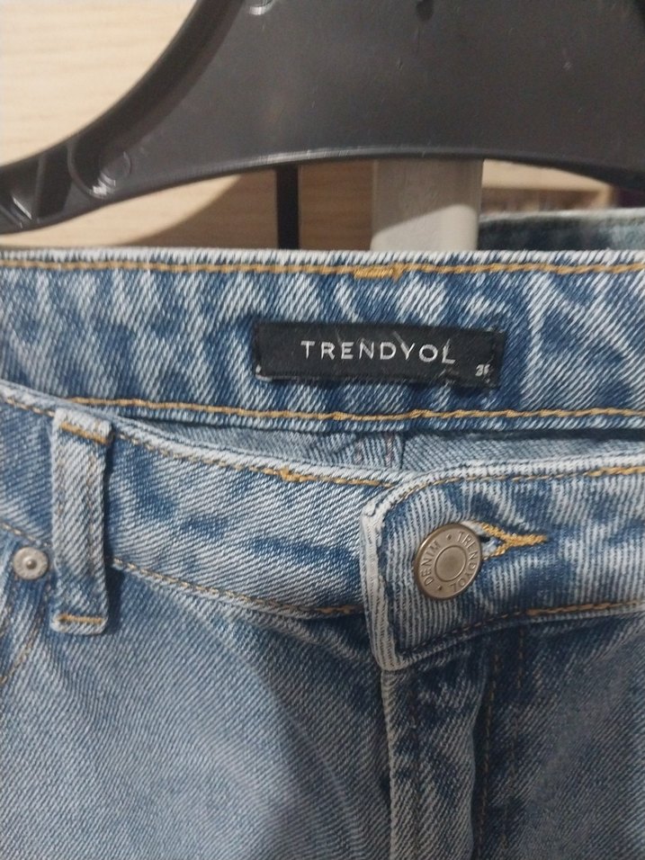 YIRTIK DETAY MOM JEAN - Görsel 4