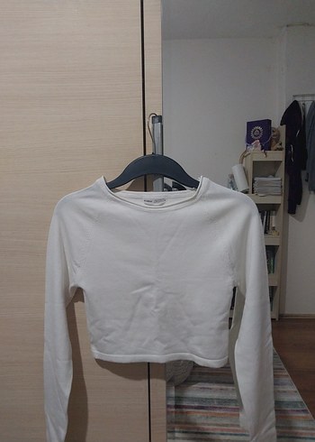 İNCE CROP TRİKO ÜST - Görsel 2