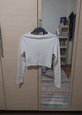 İNCE CROP TRİKO ÜST - Görsel 5