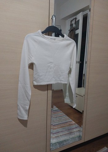 İNCE CROP TRİKO ÜST - Görsel 3