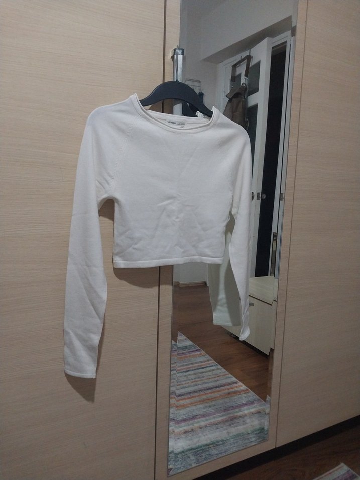 İNCE CROP TRİKO ÜST - Görsel 3