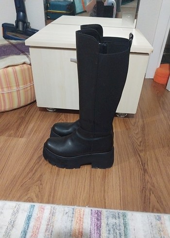 MARJİN DOLGU TABAN GOTİK ÇİZME - Görsel 7