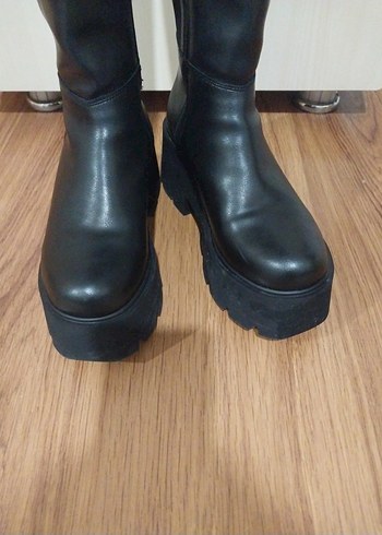 MARJİN DOLGU TABAN GOTİK ÇİZME - Görsel 8