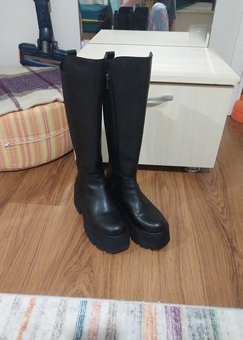 MARJİN DOLGU TABAN GOTİK ÇİZME - Görsel 5