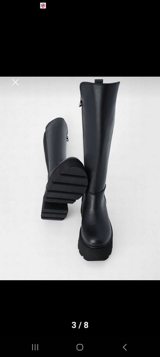 MARJİN DOLGU TABAN GOTİK ÇİZME - Görsel 2