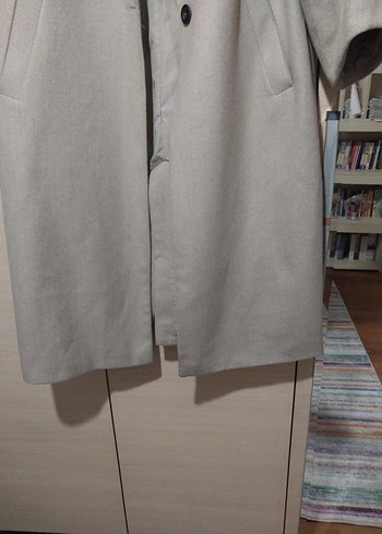 ZARA OVERSİZE BEJ KABAN - Görsel 8