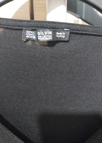 DERİN V BÜZGÜLÜ JARSE BLUZ - Görsel 6