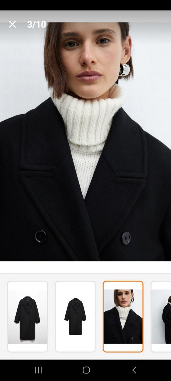 MANGO OVERSİZE KABAN - Görsel 5