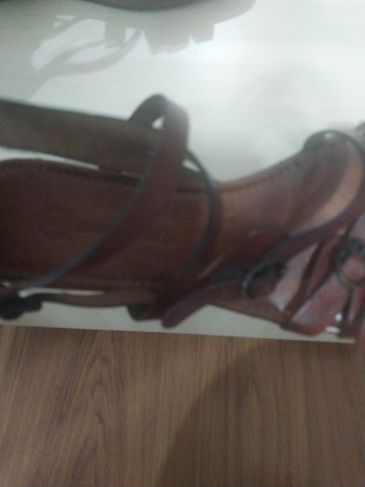 HAKİKİ DERİ GLADYATÖR SANDALET - Görsel 5