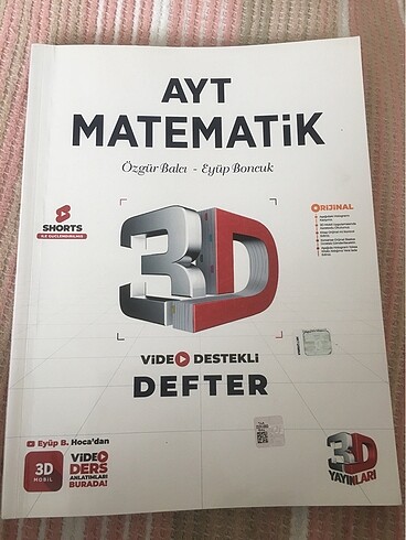 3D ayt matematik defter