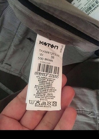 29 Beden Koton erkek pantolon