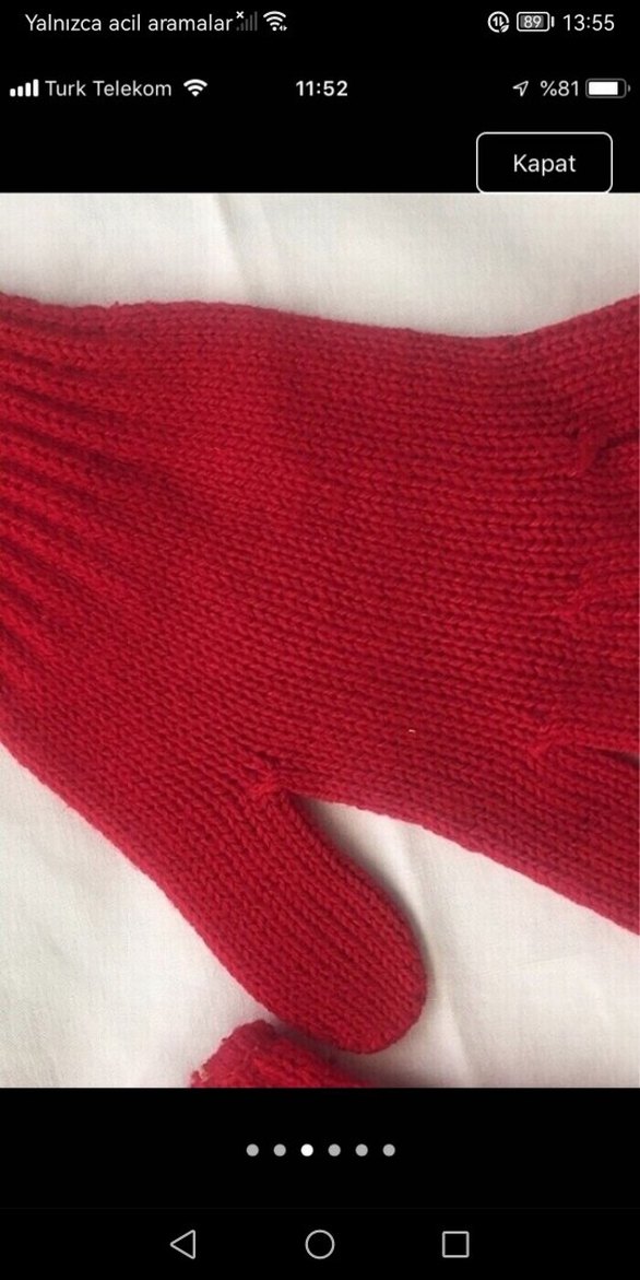 Unısex çocuk eldiven - Görsel 3