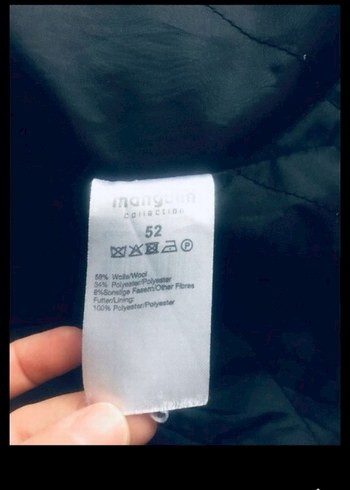 Manguun erkek kaşe kaban - Görsel 7