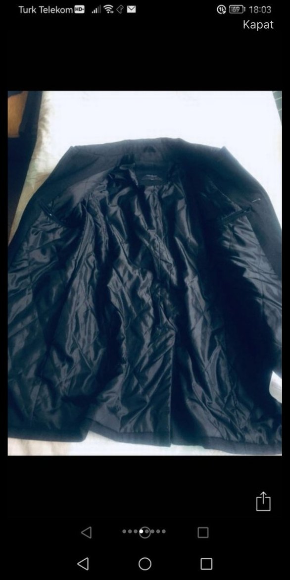 Manguun erkek kaşe Kaban - Görsel 5