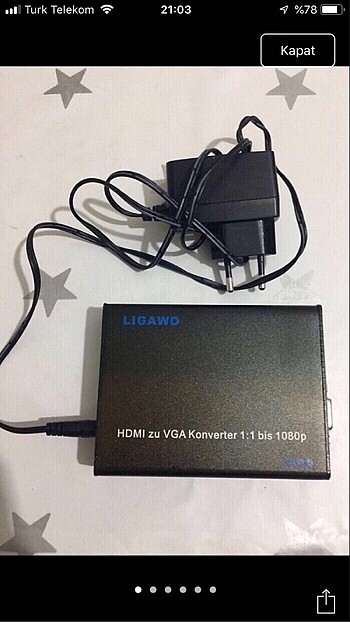 LIGOWA HDMİ VGA dönüştürücü