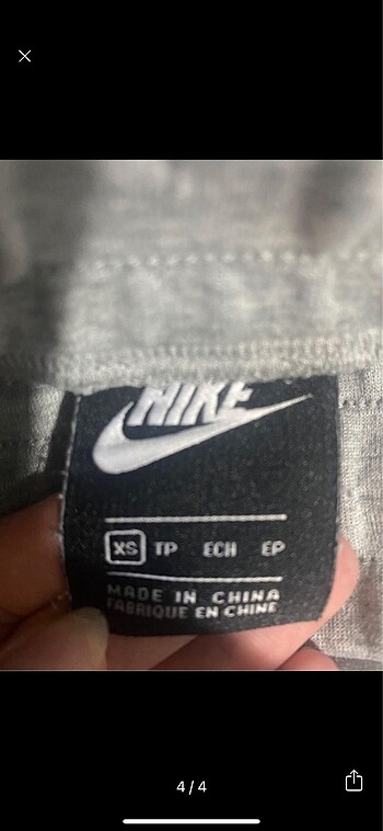 xs Beden gri Renk nike esofman