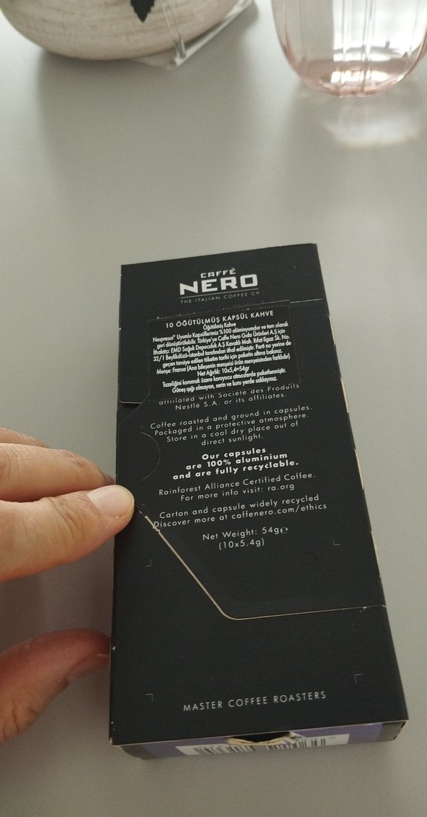 Caffè Nero Siena Coffee Capsules 10'lu - Görsel 2