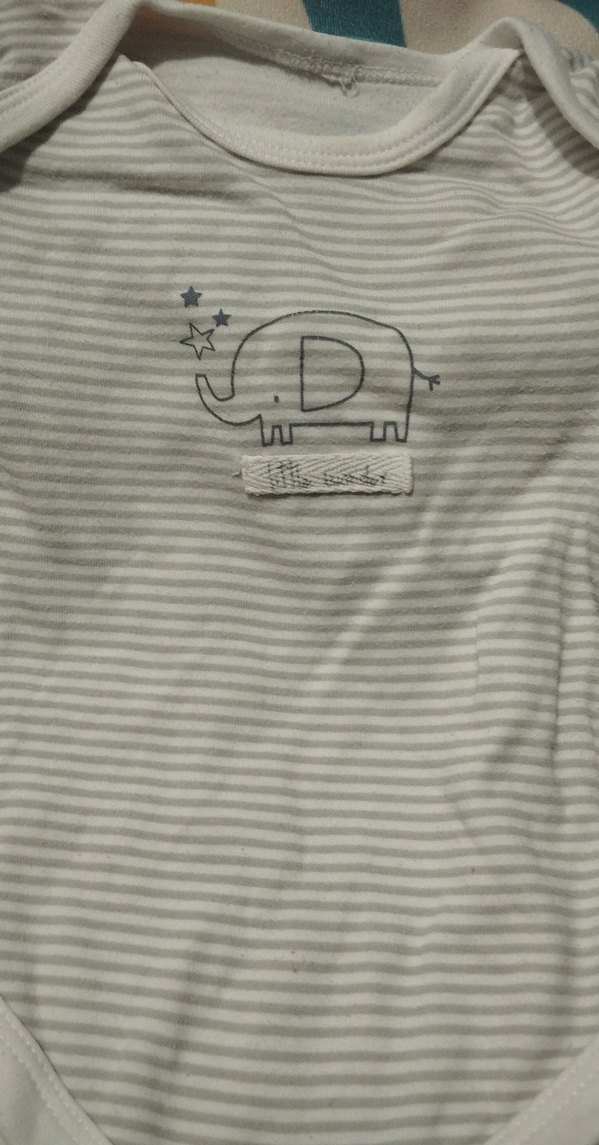 Uzun Kollu Gri Bebek Body - Görsel 3