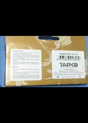 Bej Profesyonel Takma Kirpik Seti - Görsel 2